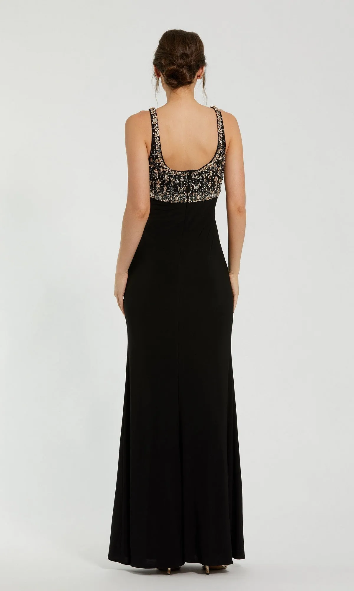 Empire-Waist Long Formal Dress: Mac Duggal 2253 sold by PromGirl product image thumbnail 2