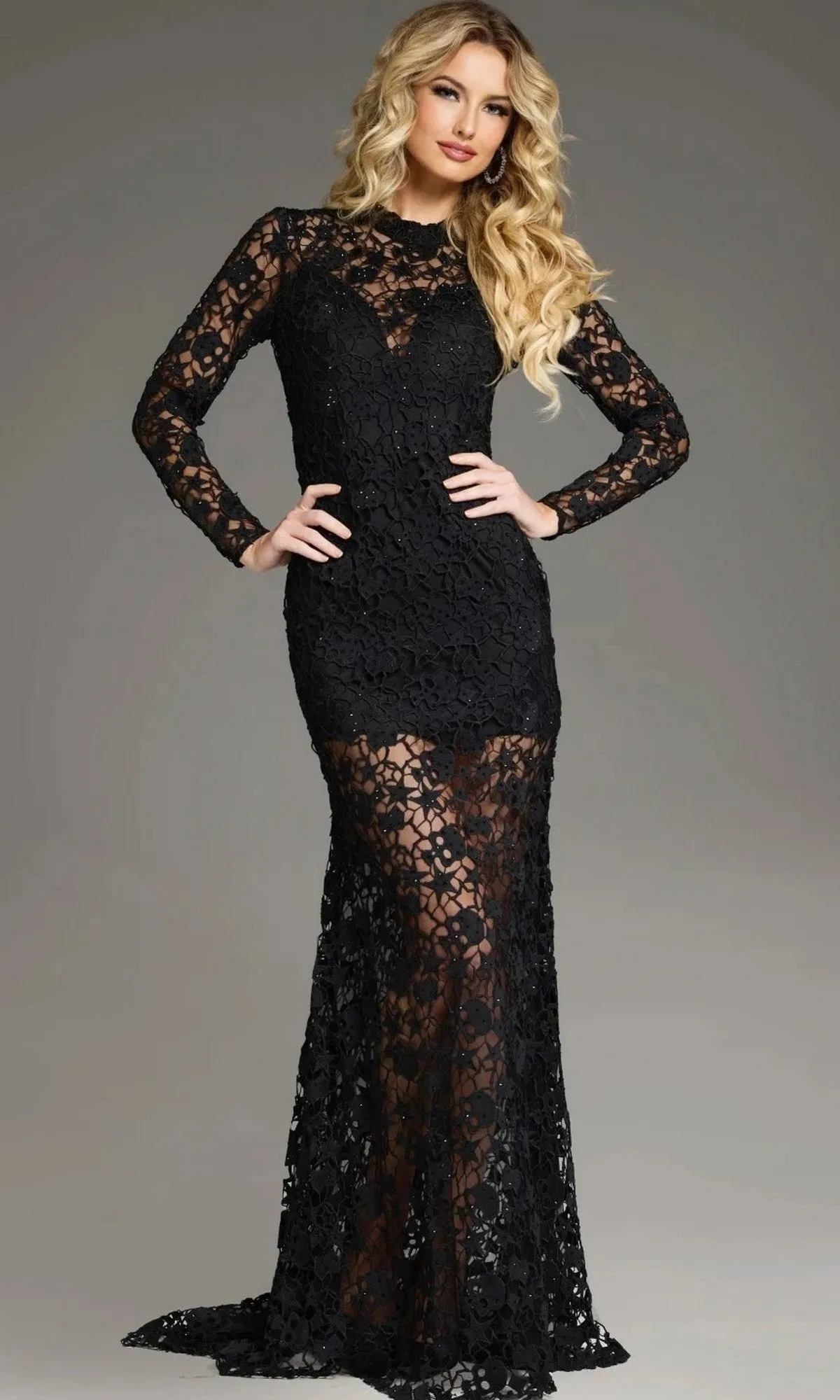 Long Formal Dress: Jovani 39034 sold by PromGirl product image thumbnail 4