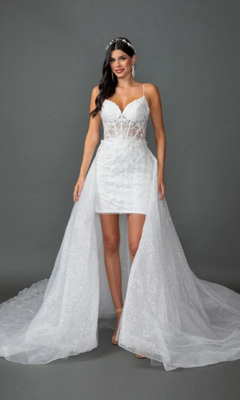 Long Wedding Dress: Dancing Queen 0329 made by Dancing Queen