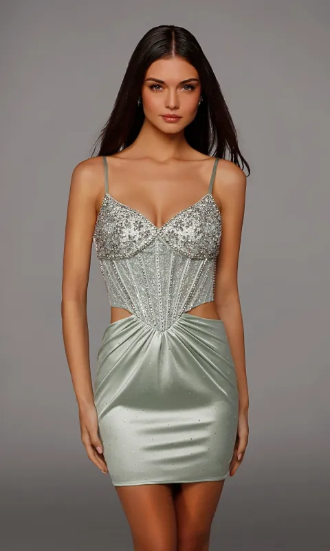 Short Homecoming Dress: Alyce 40218 made by Alyce Paris