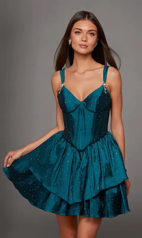 Short Homecoming Dress: Alyce 30122 made by Alyce Paris