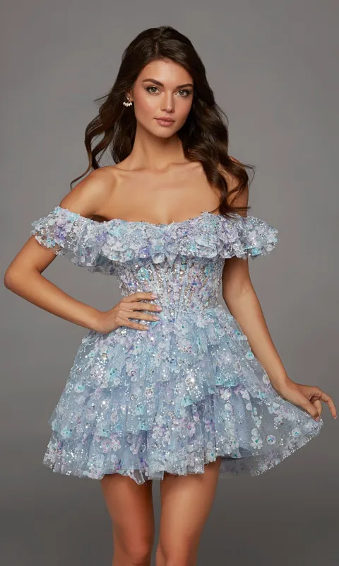 Short Homecoming Dress: Alyce 30115 made by Alyce Paris