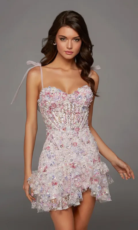 Short Homecoming Dress: Alyce 30111 made by Alyce Paris