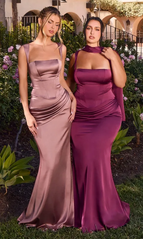 Long Prom Dress: Ladivine 7437 made by PromGirl