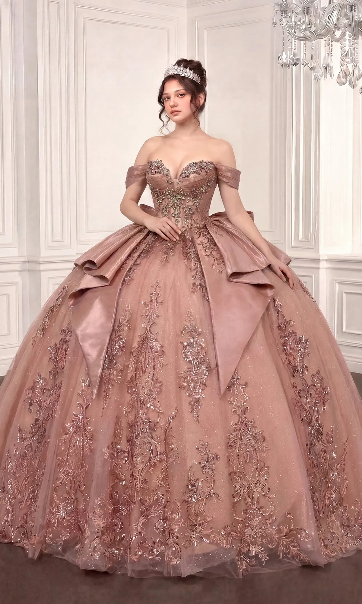 Quinceanera Dress 15745 By Ladivine sold by PromGirl product image thumbnail 3