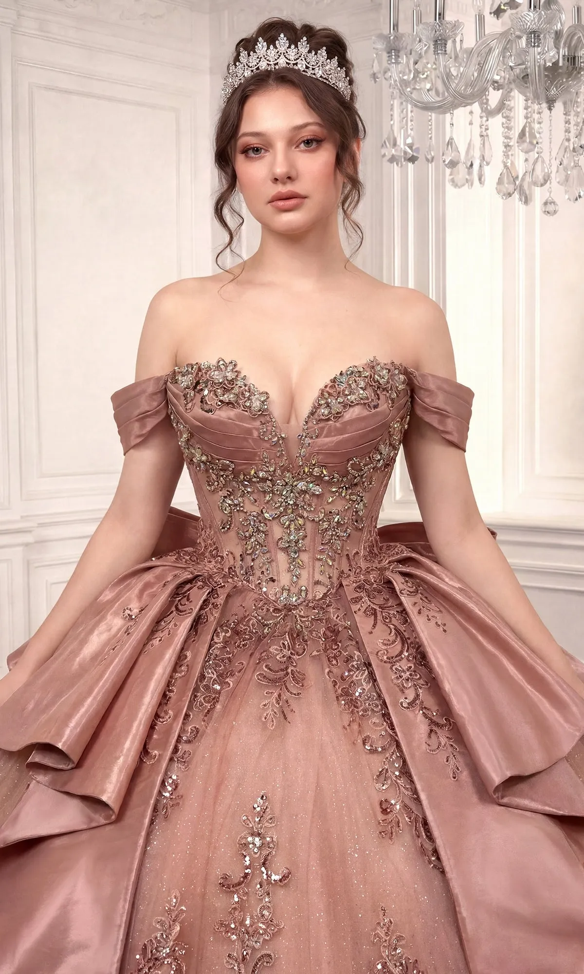 Quinceanera Dress 15745 By Ladivine sold by PromGirl product image thumbnail 4