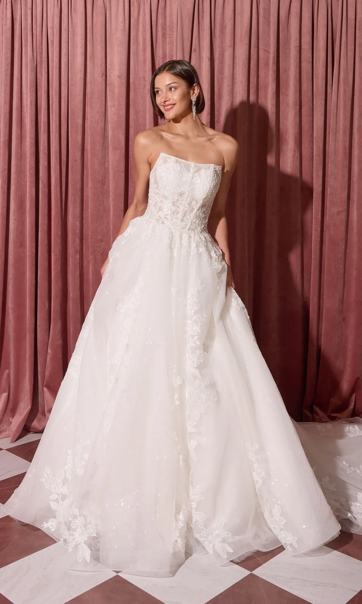 Long Wedding Dress: Eureka EK175 sold by PromGirl product image thumbnail 5