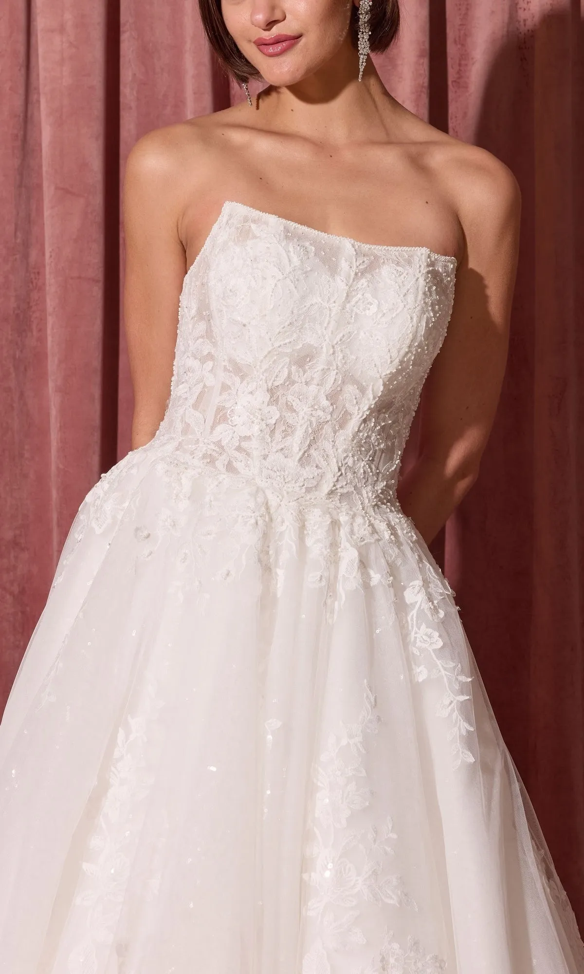 Long Wedding Dress: Eureka EK175 sold by PromGirl product image thumbnail 3