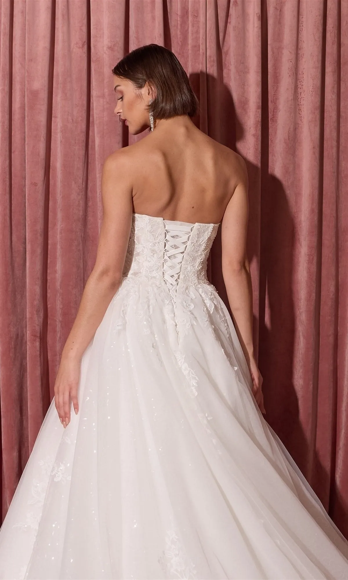 Long Wedding Dress: Eureka EK175 sold by PromGirl product image thumbnail 4
