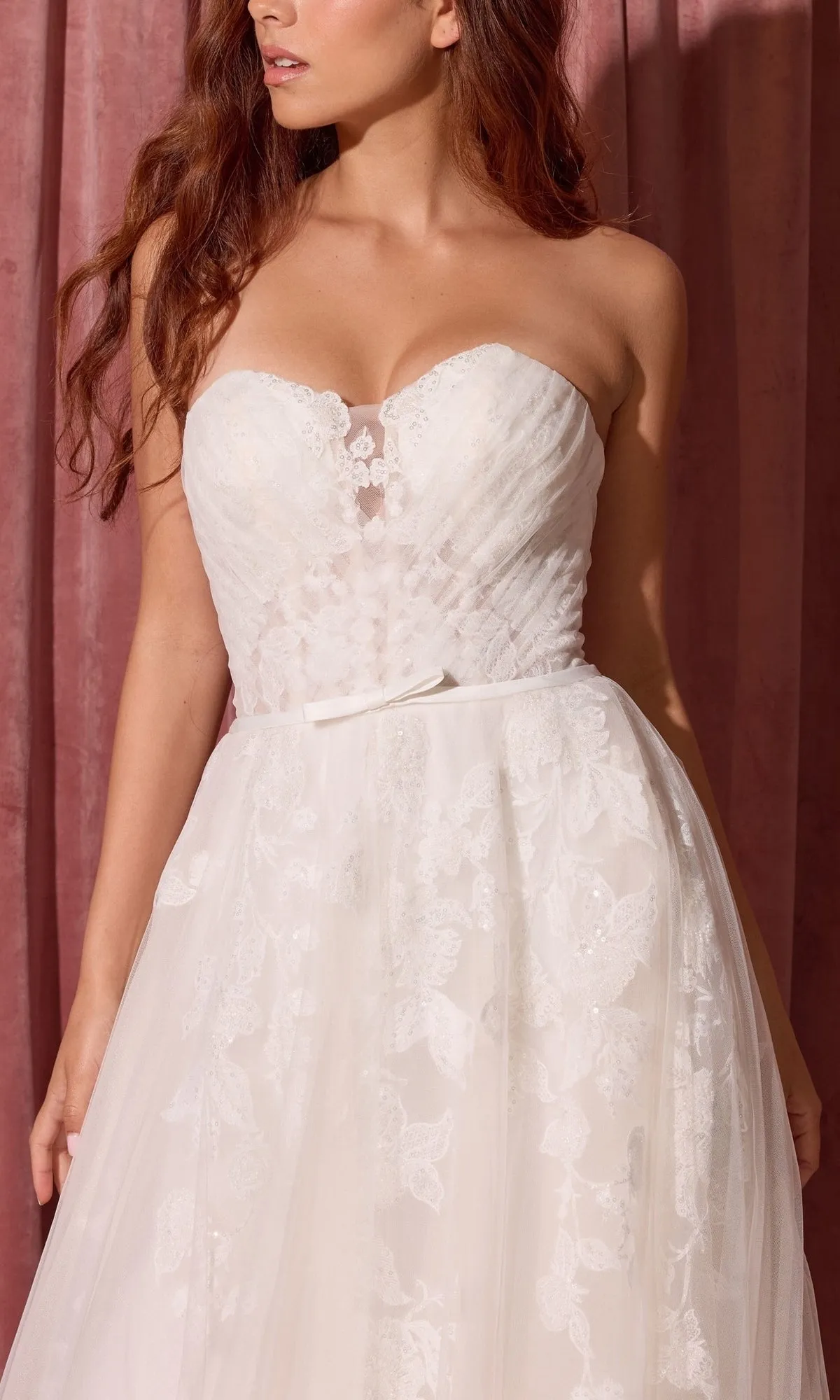 Long Wedding Dress: Eureka EK165 sold by PromGirl product image thumbnail 3