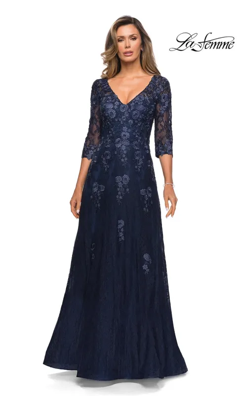 Long Formal Dress: La Femme 28000 made by La Femme