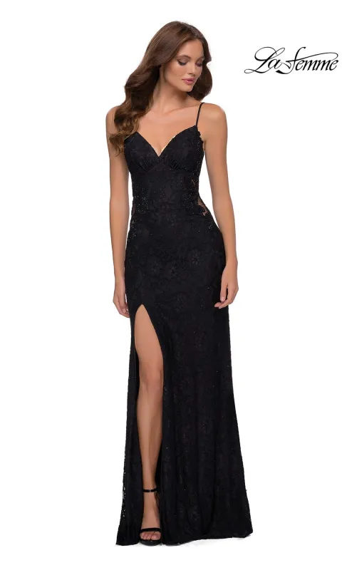 Long Prom Dress: La Femme 29694 made by La Femme