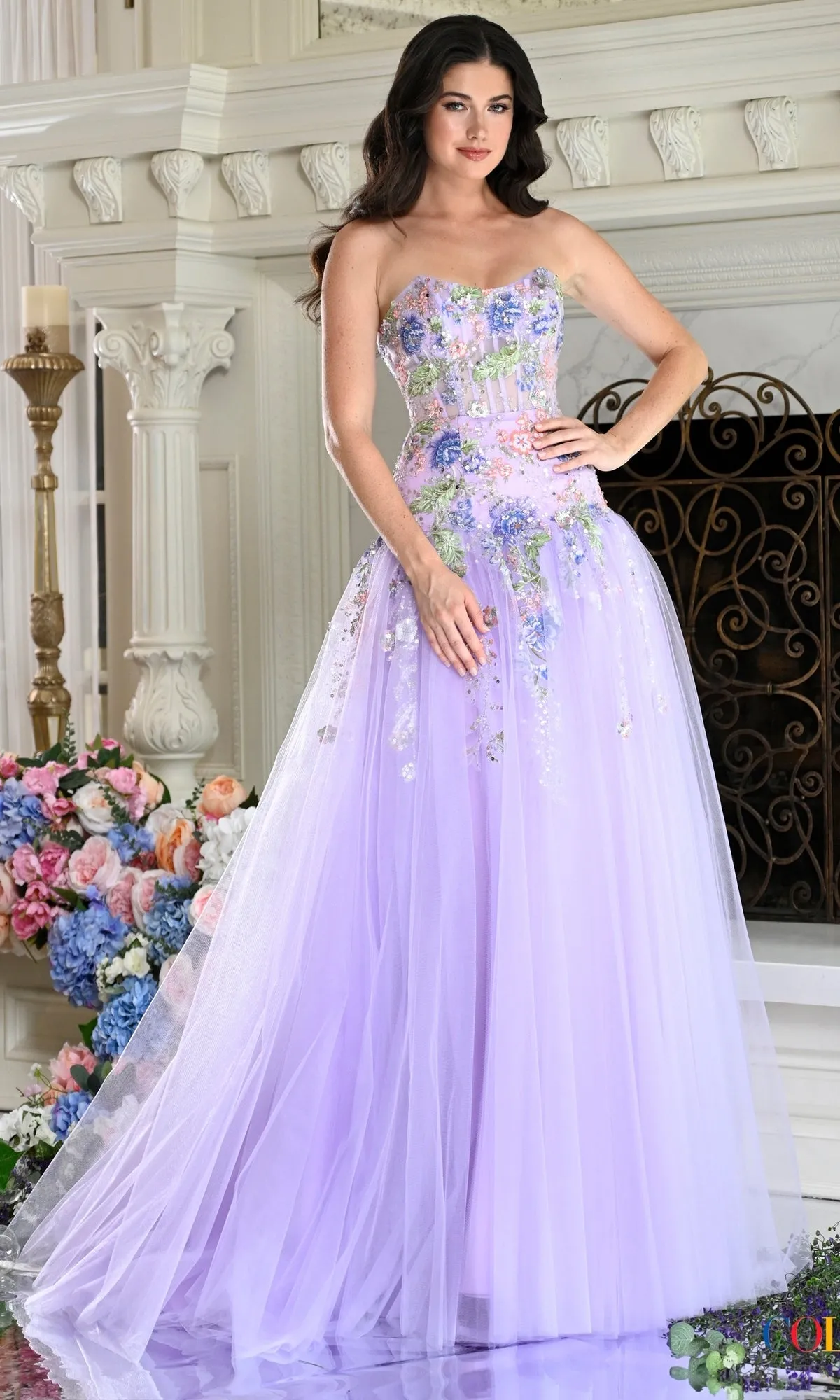 Long Prom Dress: Colors Dress 4199 sold by PromGirl