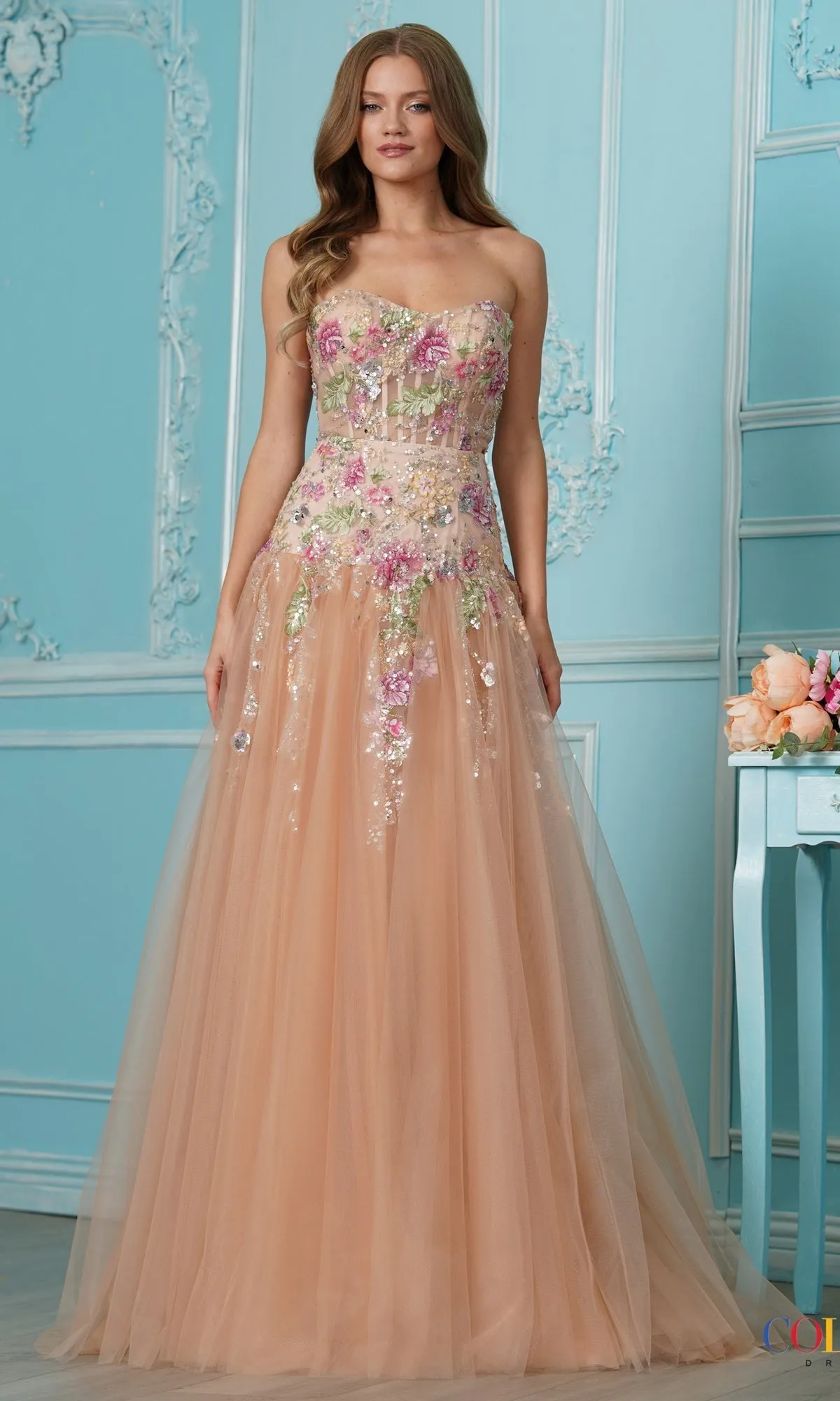 Long Prom Dress: Colors Dress 4199 sold by PromGirl product image thumbnail 3