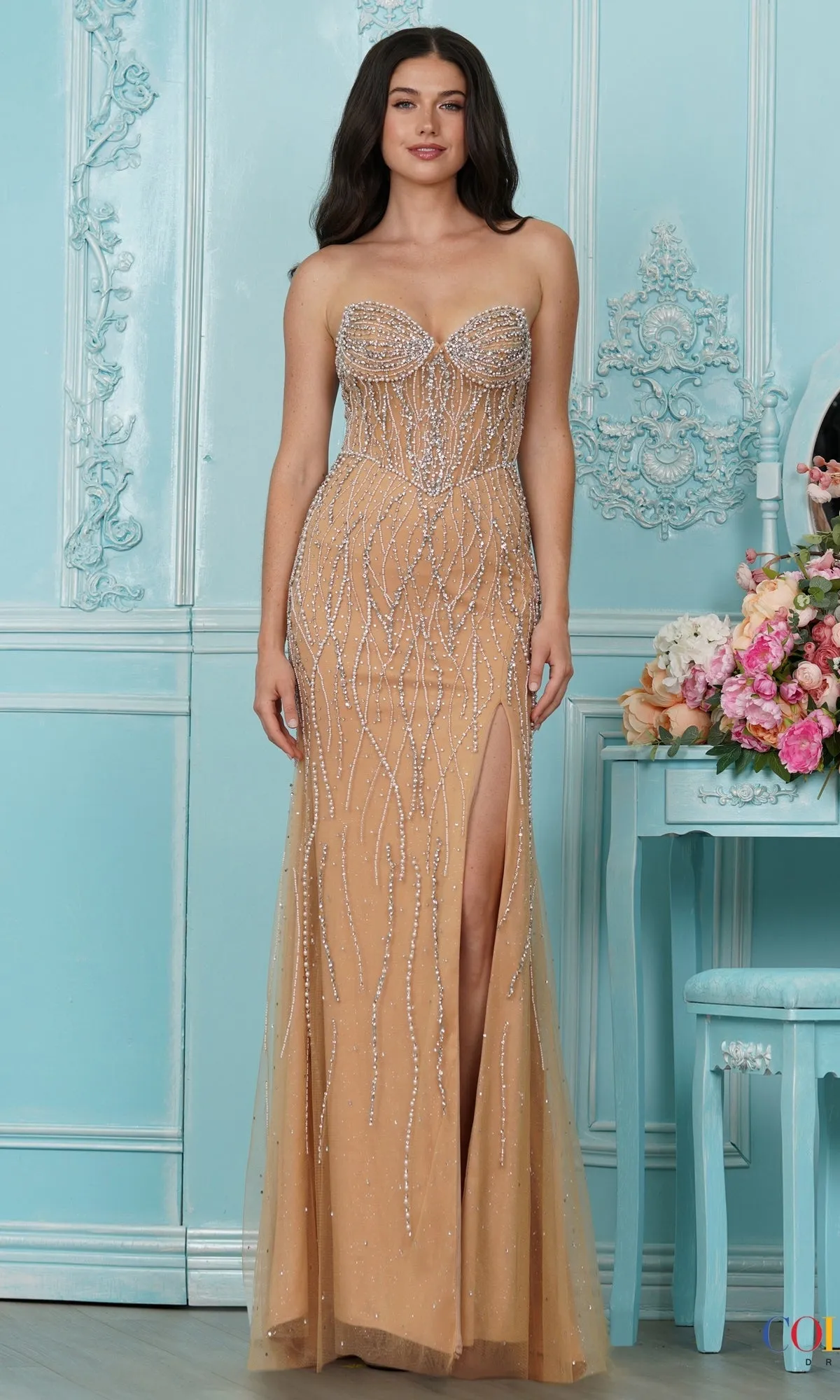 Long Prom Dress: Colors Dress 4073 sold by PromGirl product image thumbnail 3