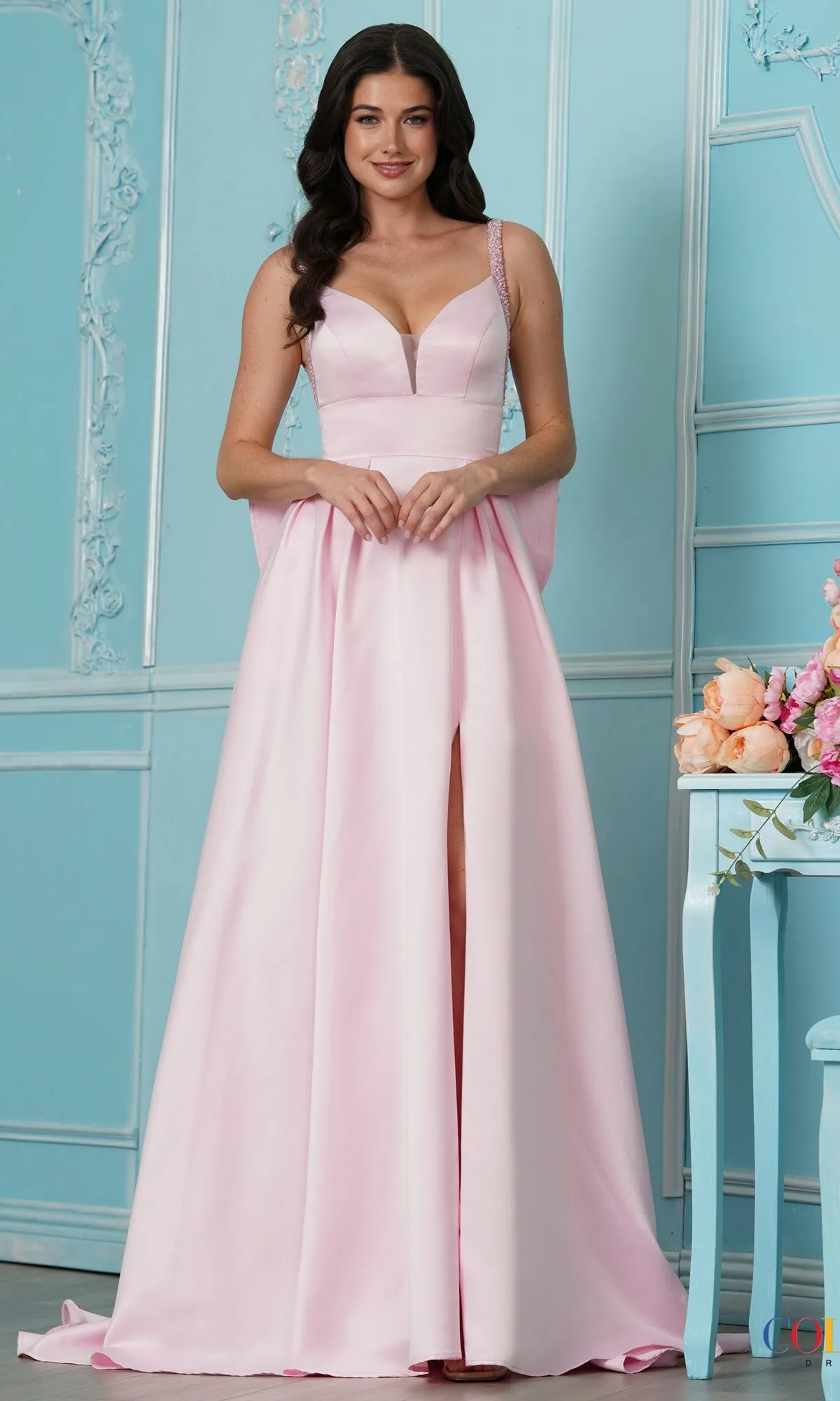 Long Prom Dress: Colors Dress 4037 sold by PromGirl product image thumbnail 3