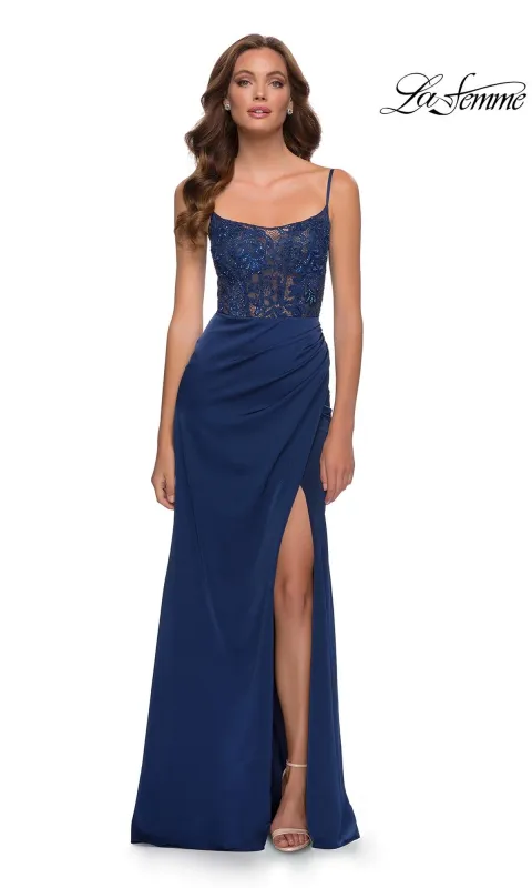 Long Prom Dress: La Femme 29888 made by La Femme