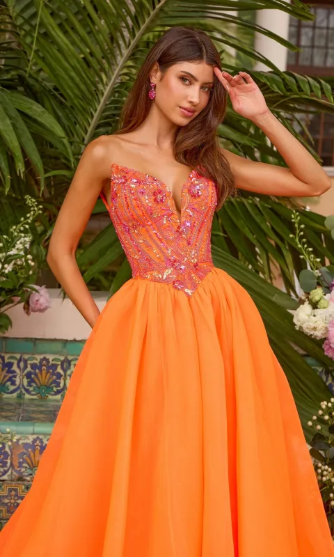 Long Prom Dress: Ava Presley 47430 made by PromGirl