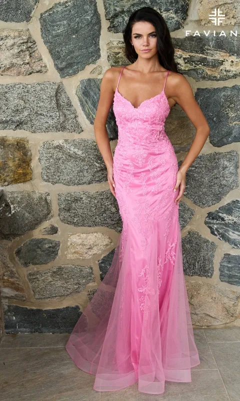 Long Prom Dress: Faviana 11624 made by Faviana