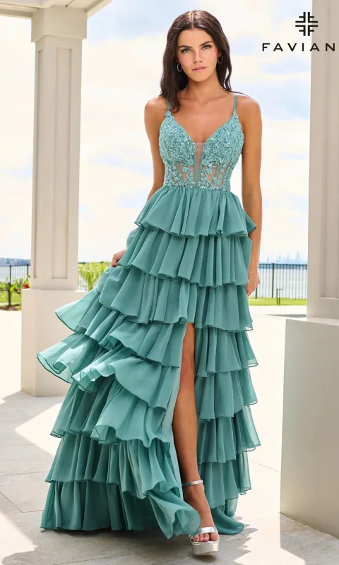 Long Prom Dress: Faviana 11603 made by Faviana