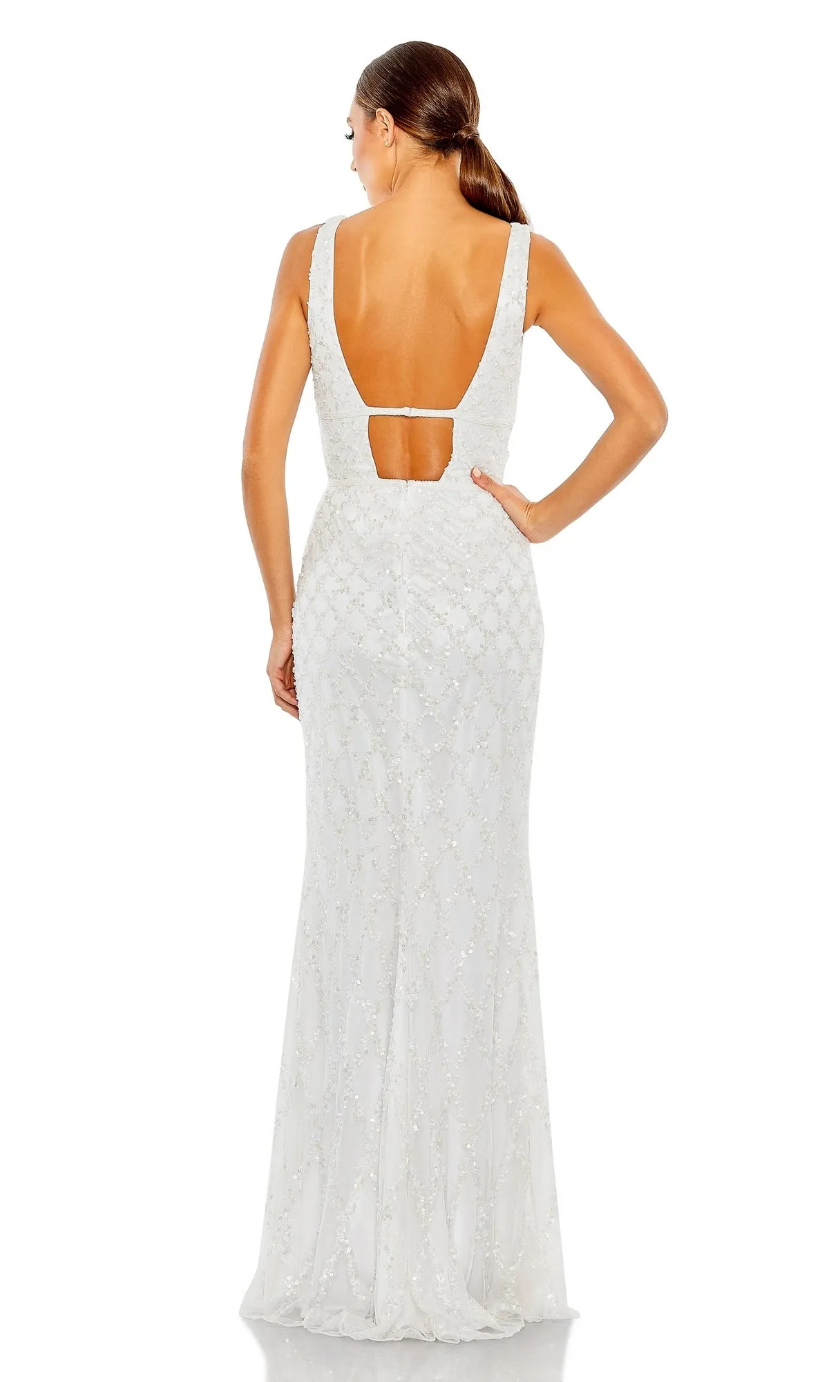 Backless Long Beaded Formal Dress: Mac Duggal 5669 sold by PromGirl product image thumbnail 5