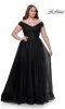 La Femme Plus-Size Long A-Line Prom Dress 32204 sold by PromGirl