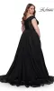 La Femme Plus-Size Long A-Line Prom Dress 32204 sold by PromGirl