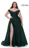 La Femme Plus-Size Long A-Line Prom Dress 32204 sold by PromGirl