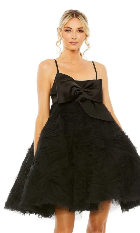 Short Black Party Dress A20583 by Mac Duggal sold by PromGirl