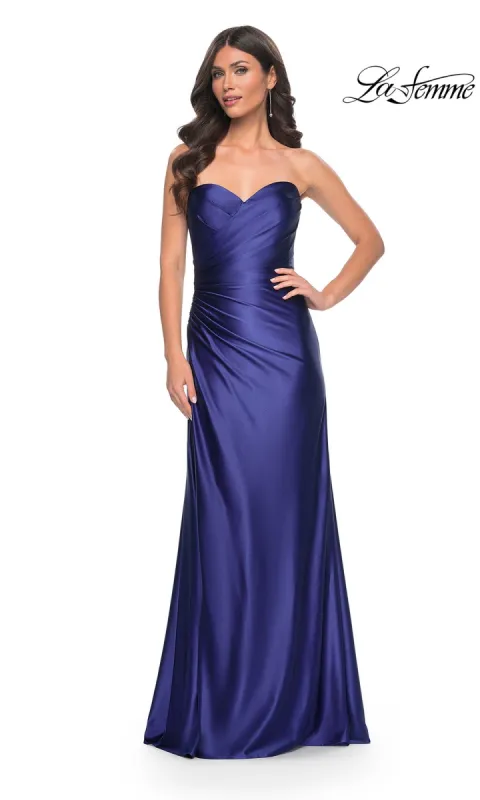 La Femme Strapless Sweetheart Long Prom Dress 32159 sold by PromGirl