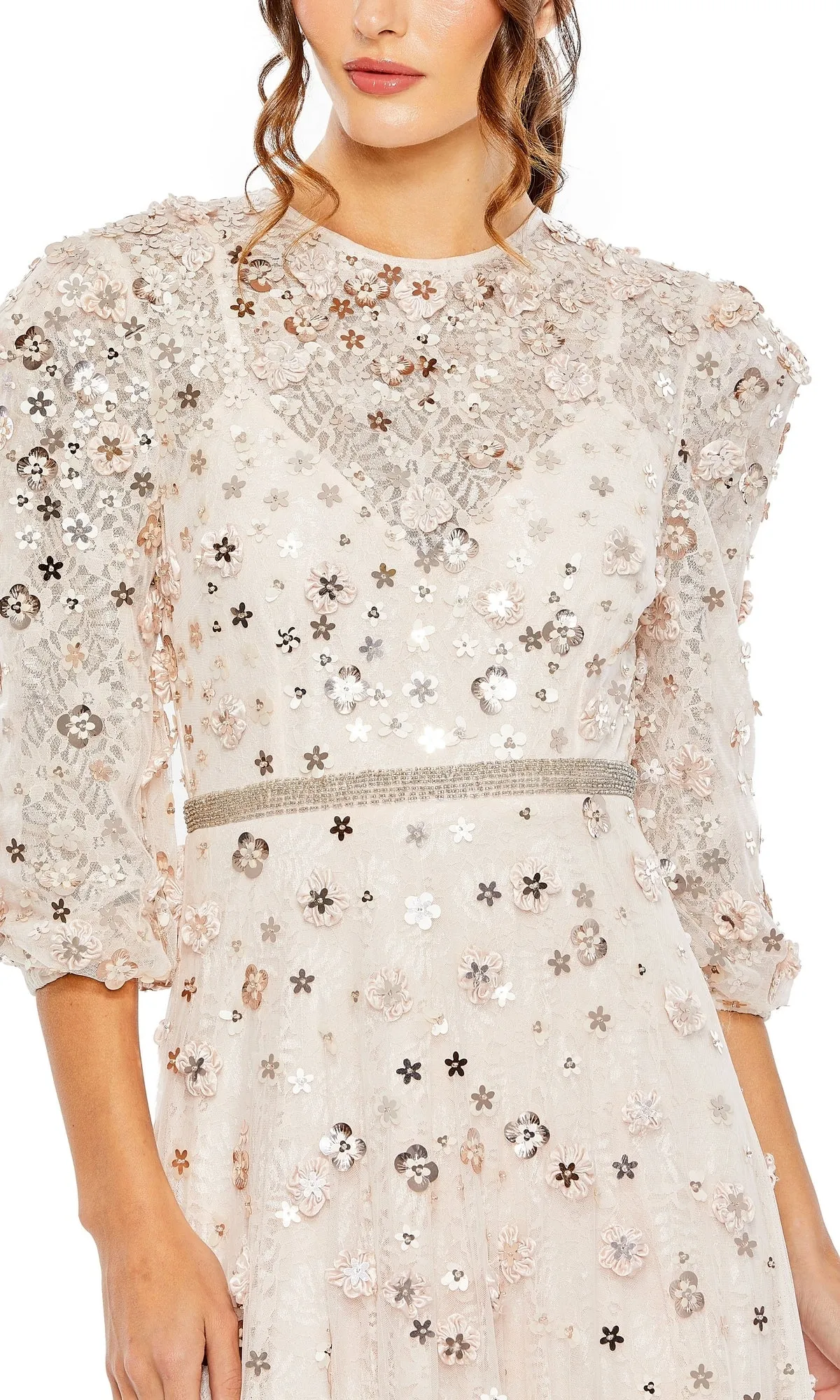 Modest Long Sleeve Formal Dress: Mac Duggal 93805 sold by PromGirl product image thumbnail 5