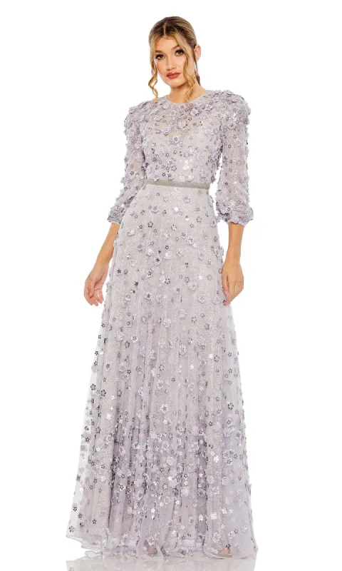 Modest Long Sleeve Formal Dress: Mac Duggal 93805 sold by PromGirl