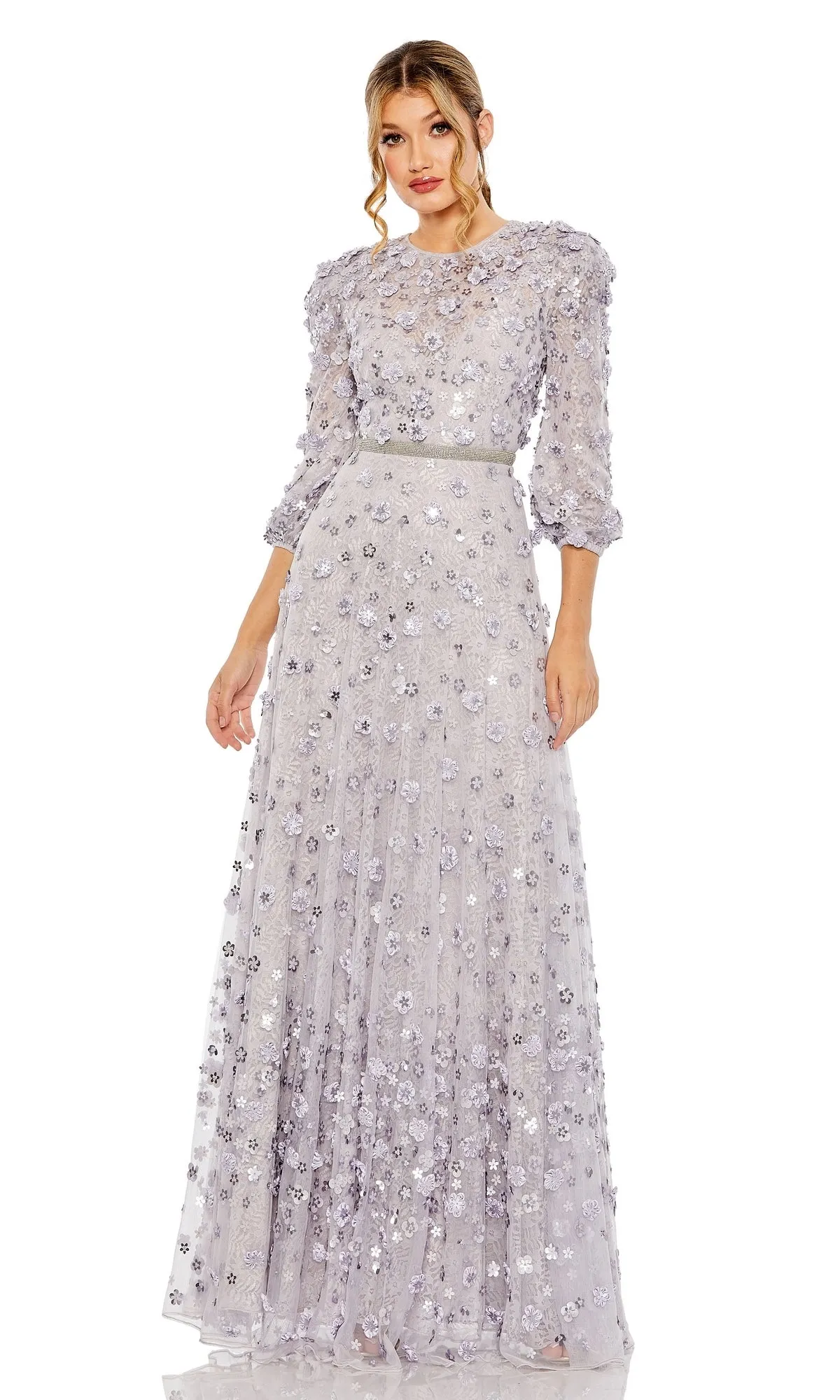 Modest Long Sleeve Formal Dress: Mac Duggal 93805 sold by PromGirl