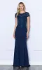 Beaded Short Sleeve Bodice Long Formal Dress 9320 sold by PromGirl