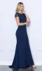 Beaded Short Sleeve Bodice Long Formal Dress 9320 sold by PromGirl
