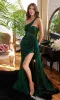 Hip-Sash One-Shoulder Long Sequin Prom Dress KV1071 sold by PromGirl