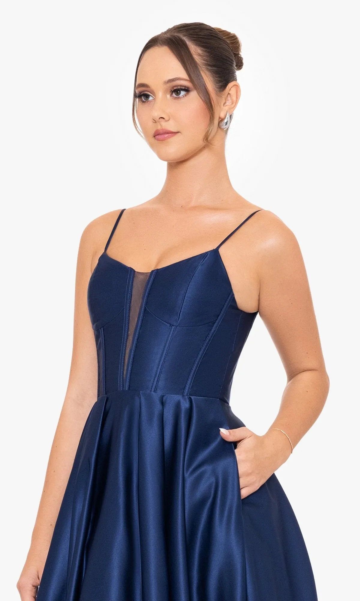 Blondie Nites Long A-LIne Prom Dress 4826BN sold by PromGirl product image thumbnail 5