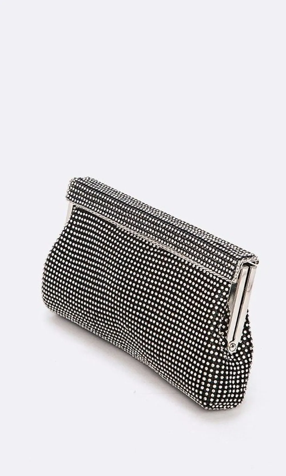 Mesh Soft Clutch Bag with Crystals sold by PromGirl product image thumbnail 2