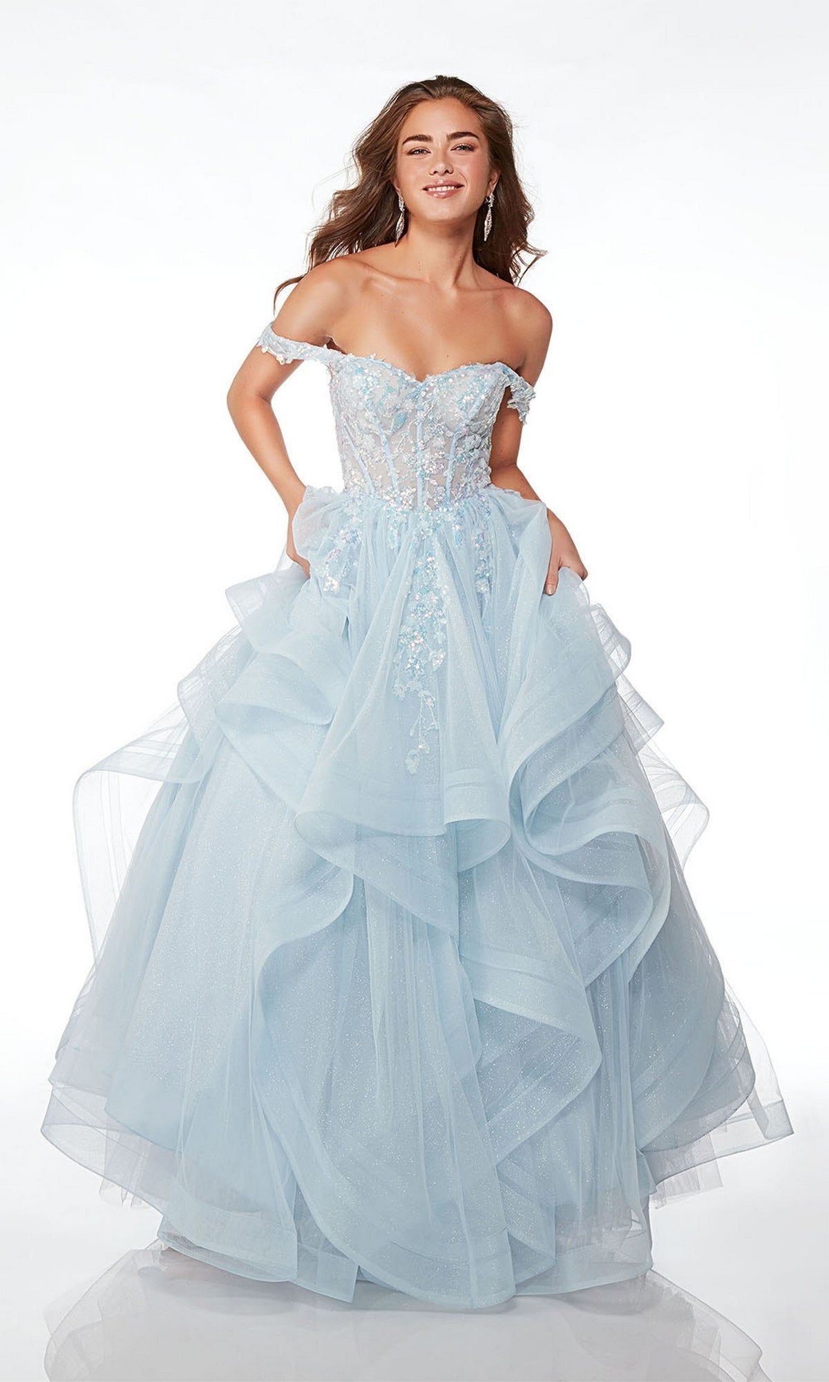 Alyce Long Prom Dress 61636 sold by PromGirl product image thumbnail 3