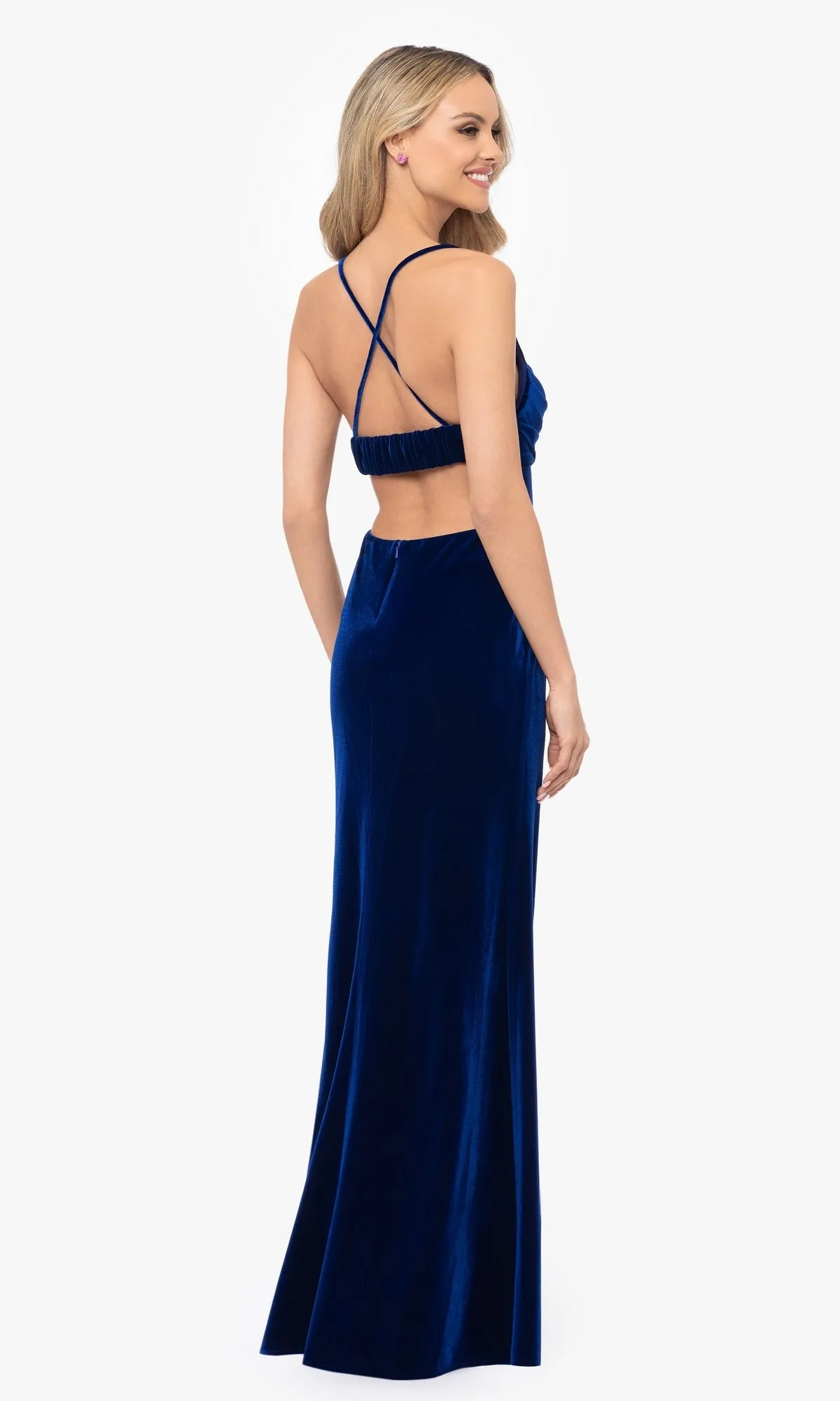 Dark Blue Prom Dress: Blondie Nites 4494BN sold by PromGirl product image thumbnail 2