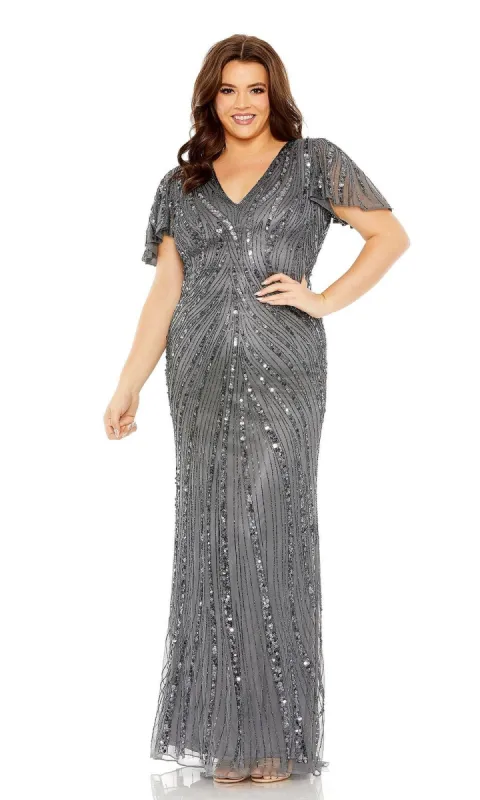 Long Plus-Size Prom Dress 5945 by Mac Duggal sold by PromGirl