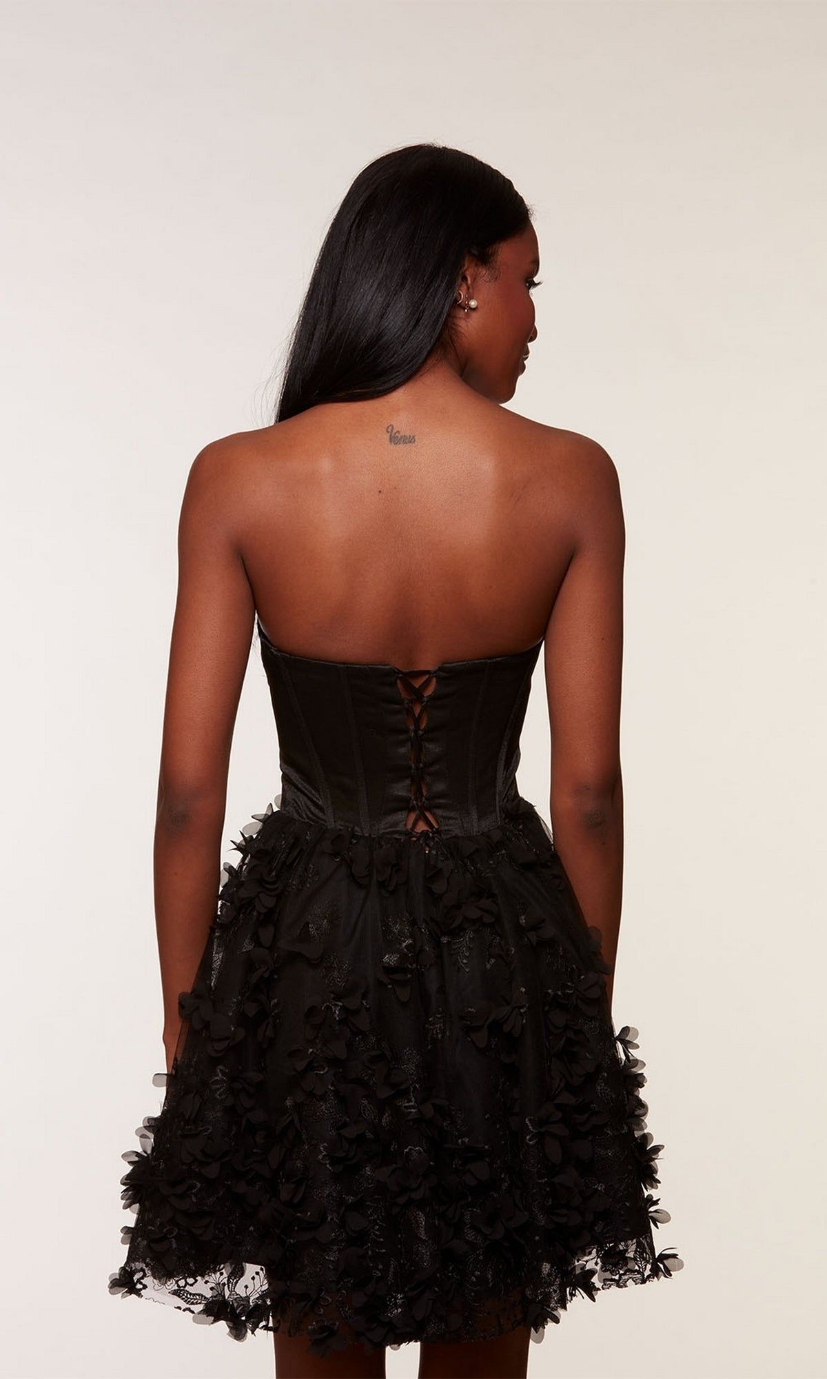 Strapless Short Embellished Black Party Dress 3173 sold by PromGirl product image thumbnail 3