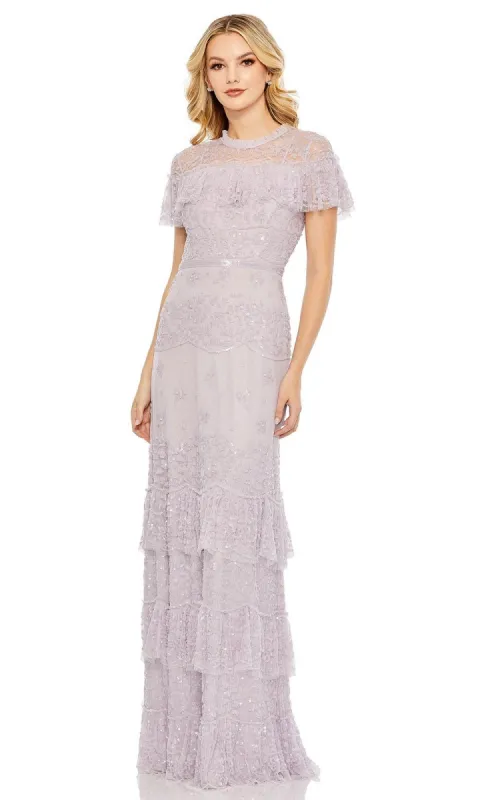 Lilac Long Sequin Formal Dress: Mac Duggal 9195 sold by PromGirl