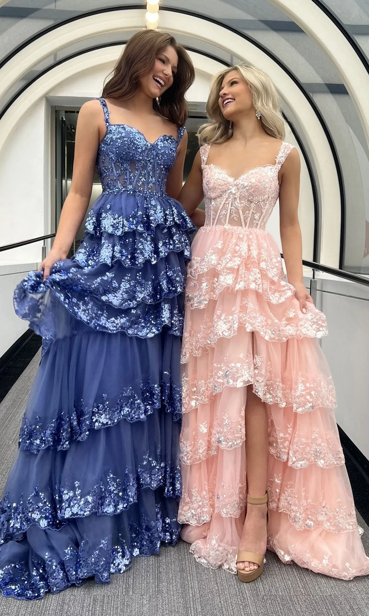Long Prom Dress 12177 by Blush sold by PromGirl product image thumbnail 3