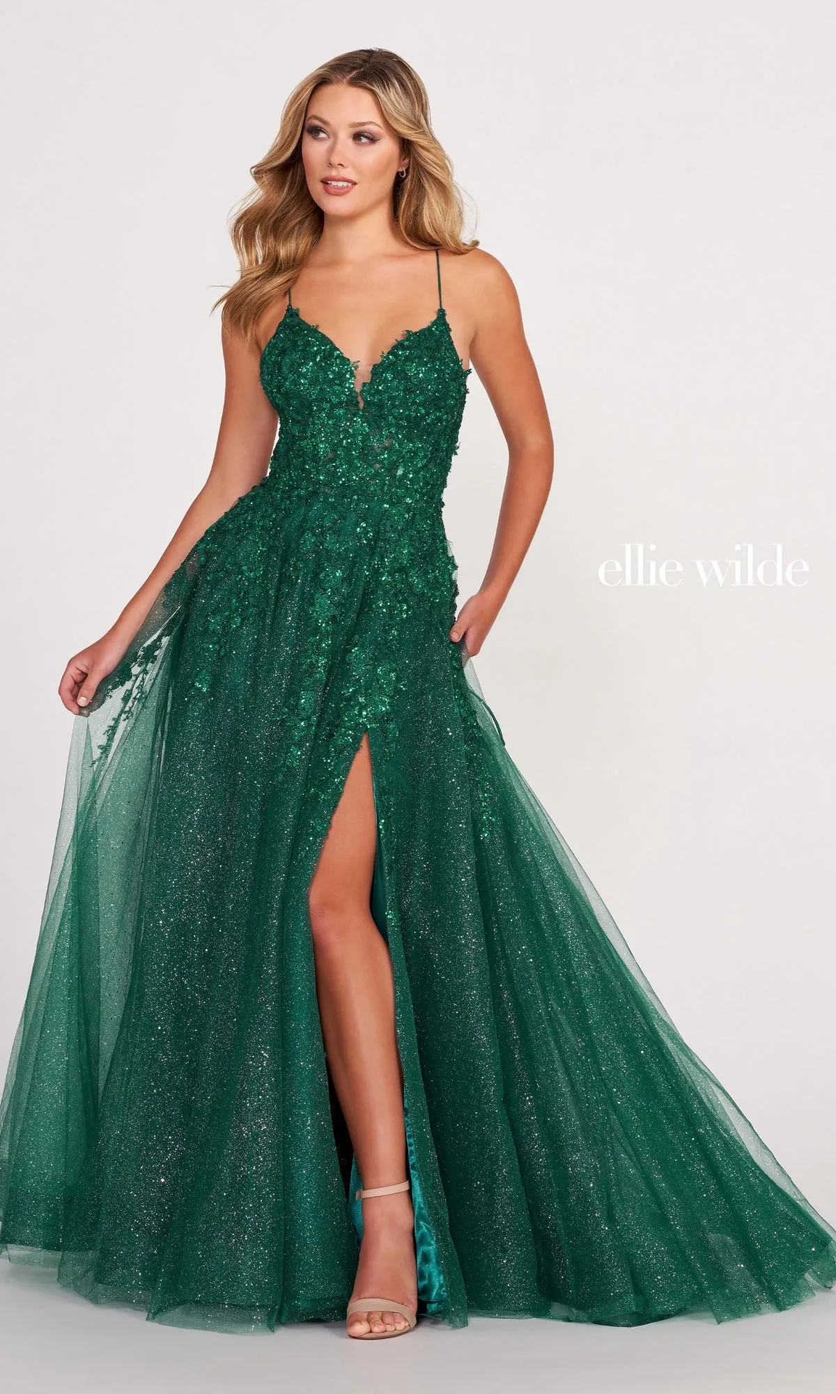 Ellie Wilde Backless Designer Prom Dress EW34053 sold by PromGirl product image thumbnail 5