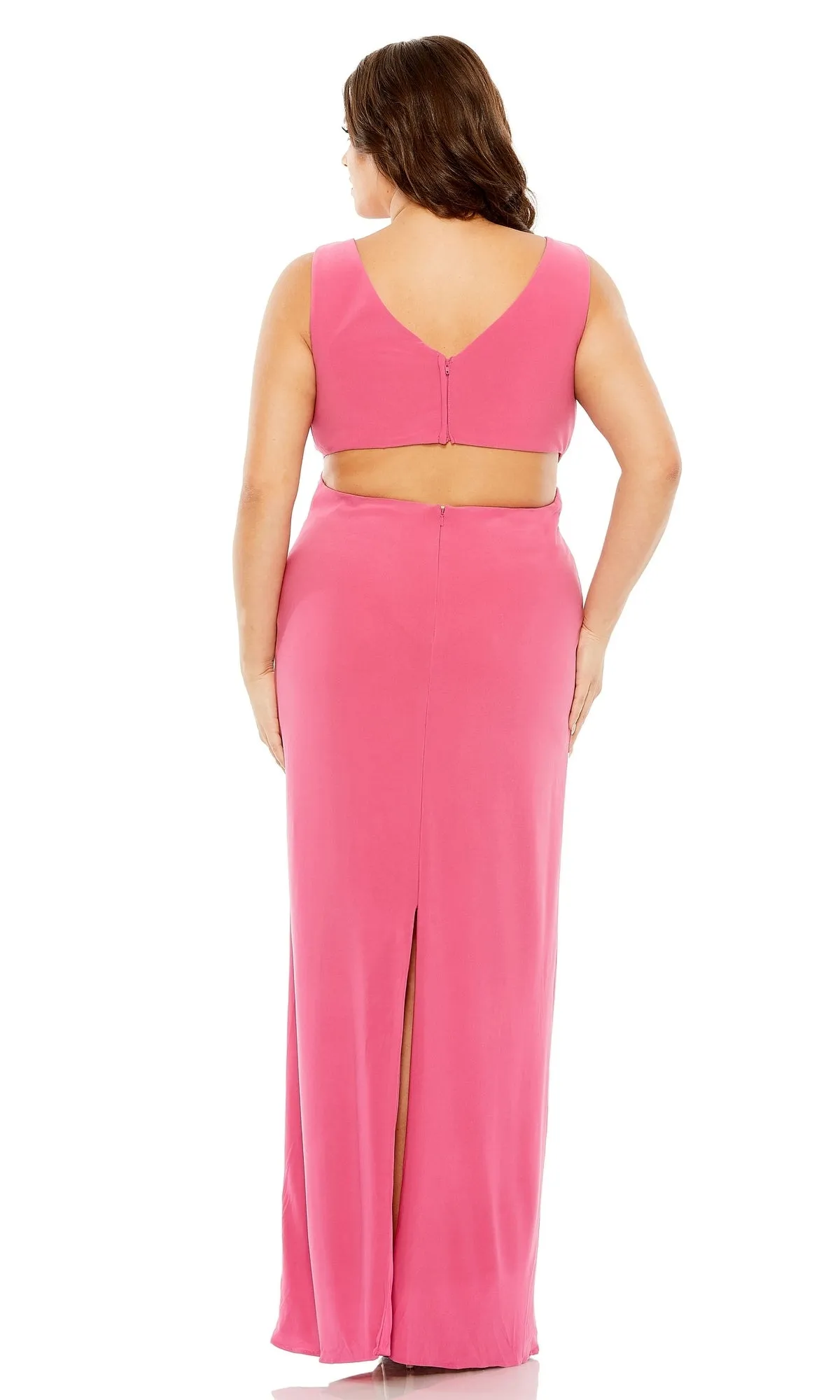 Long Plus-Size Formal Dress 68536 by Mac Duggal sold by PromGirl product image thumbnail 4