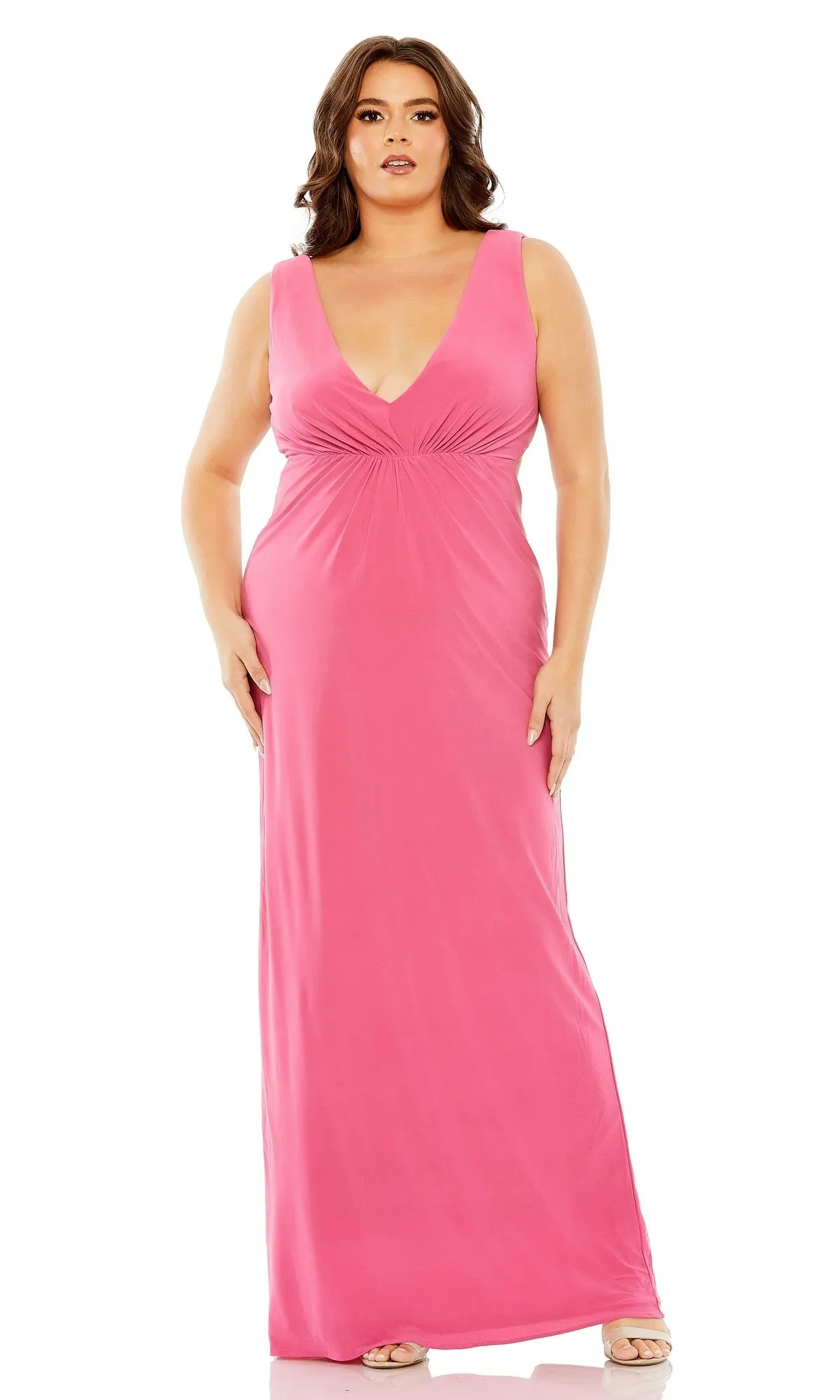 Long Plus-Size Formal Dress 68536 by Mac Duggal sold by PromGirl product image thumbnail 3