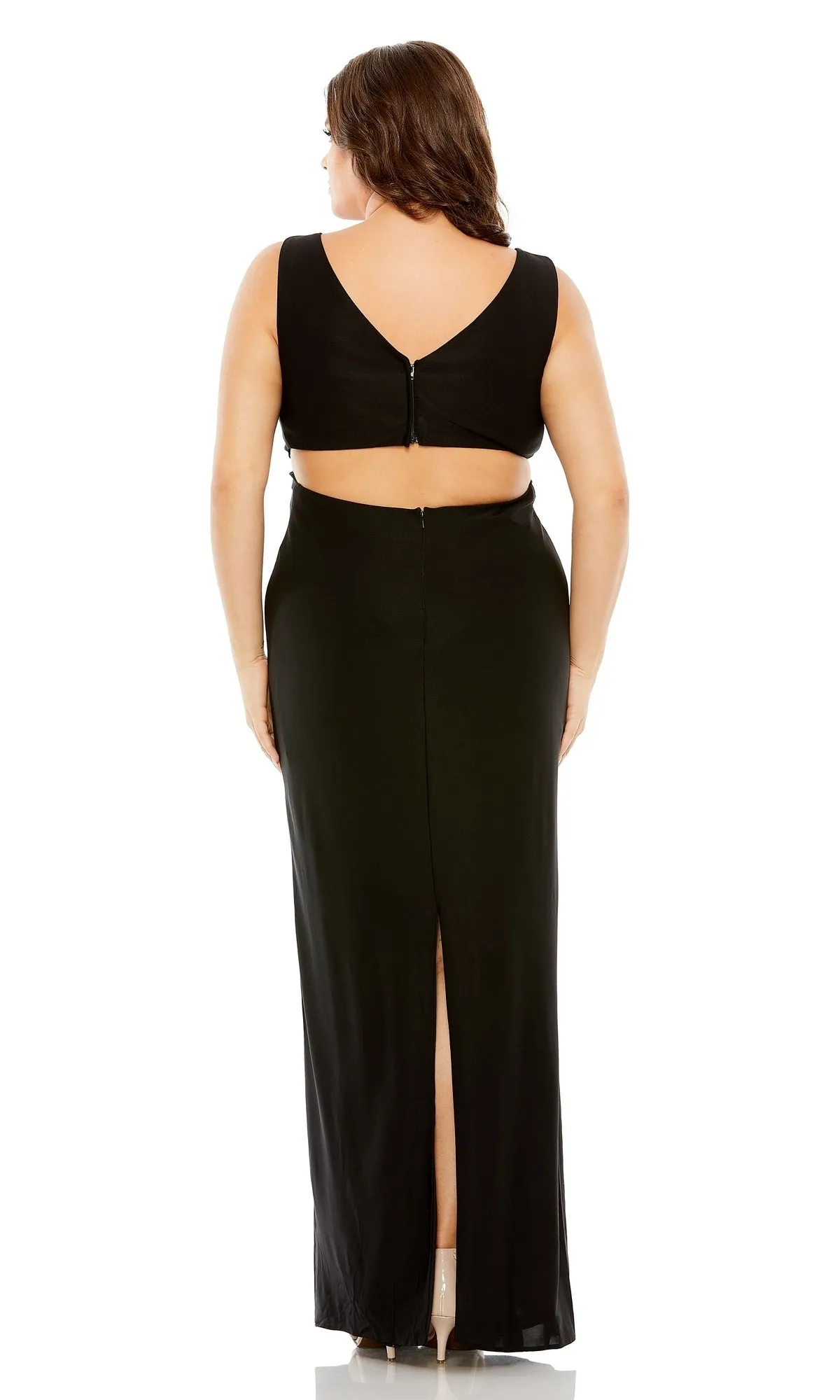 Long Plus-Size Formal Dress 68536 by Mac Duggal sold by PromGirl product image thumbnail 2