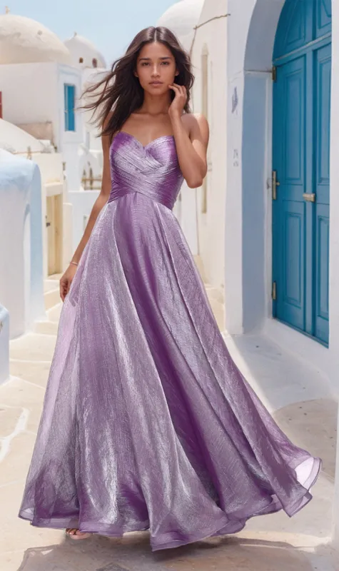 La Femme Strapless Long Prom Ball Gown 27515 sold by PromGirl