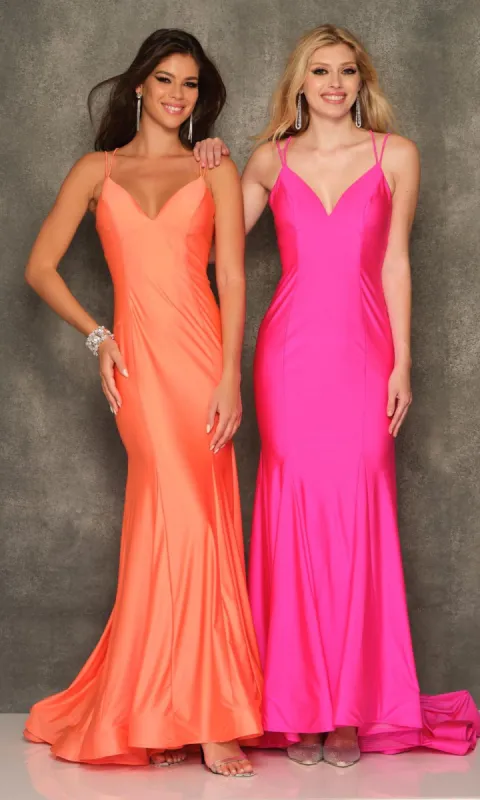 Simple Long Prom Dress by Dave & Johnnny sold by PromGirl